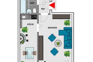 JobCenter geeignet ab 2 Person - ruhig + günstig - 2-Zi. 55m² - sofort verfügbar - – Die vollständige Adresse der Immobilie erhältst du vom Anbieter., 39130 Neu Olvenstedt, Magdeburg – Vorschaubild 5