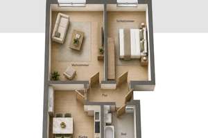 Ruhig wohnen. Winterhude genießen. – renovierte 2-Zimmer-Wohnung – Die vollständige Adresse der Immobilie erhältst du vom Anbieter., 22301 Winterhude, Hamburg – Vorschaubild 11