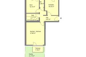 Zweitbezug! Helle moderne 3-Zimmer-Wohnung mit Garten, guter Ausstattung in ruhiger Lage – Am Röthenbacher Landgraben 17, 90451 Nürnberg – Vorschaubild 6