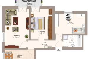 Attraktive 3-Raumwohnung im Encke-Carré - Ihr neues Zuhause! – An der Enckekaserne 9, 39110 Stadtfeld West, Magdeburg – Vorschaubild 13