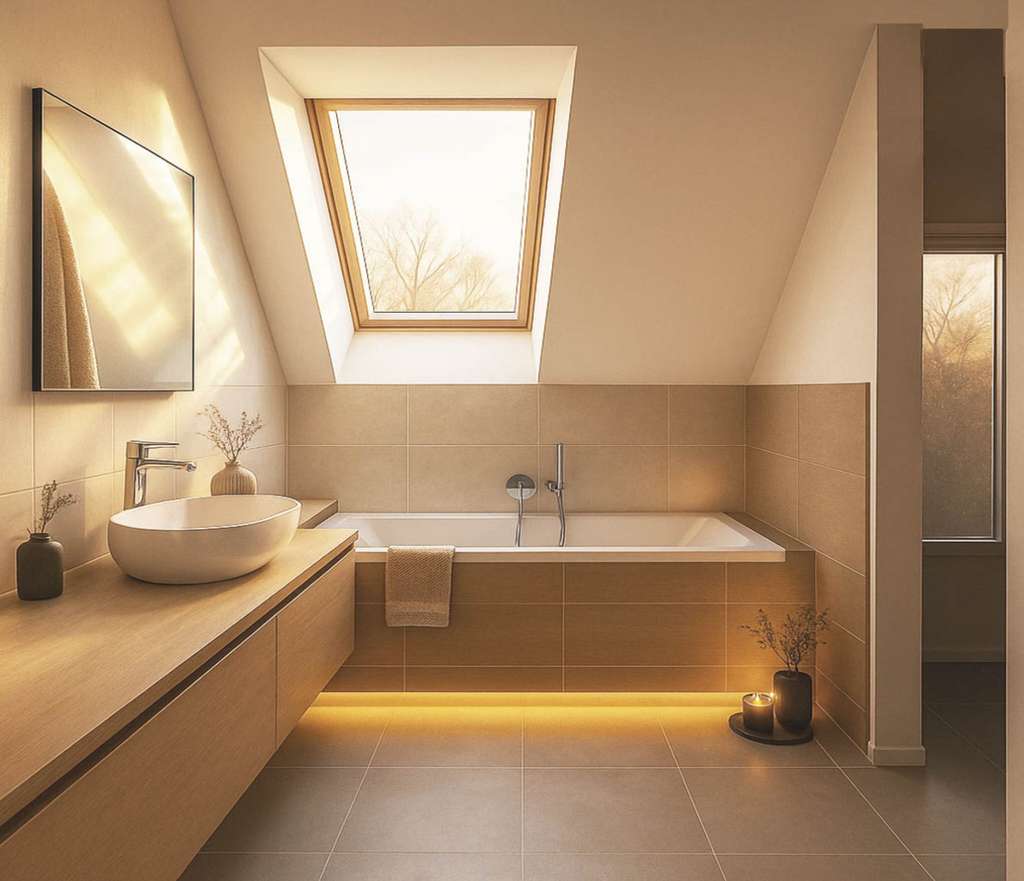 Immobilie in Auenwald - Exklusive Dachgeschosswohnung mit Galerie und zwei Balkonen - Bild 2