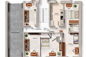 Erstbezug nach Komplettsanierung –  am Fuße des Turmbergs, Altbau Durlach,  Innenhofmitbenutzung – Lamprechtstraße 15, 76227 Durlach, Karlsruhe – Vorschaubild 6