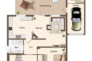 RESERVIERT: Gemütlich leben: Modernisiertes Einfamilienhaus mit Garten und Kamin – Schulstraße 1, 50374 Erftstadt – Vorschaubild 9