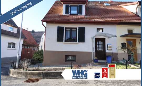 Sofort verfügbar:
Gepflegte Doppelhaushälfte mit Terrasse