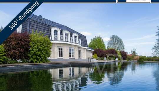 Bild von Landhausvilla mit Schwimmteich auf sehr großem Grundstück mit herrlichem Blick in bezugsfertigem Top
