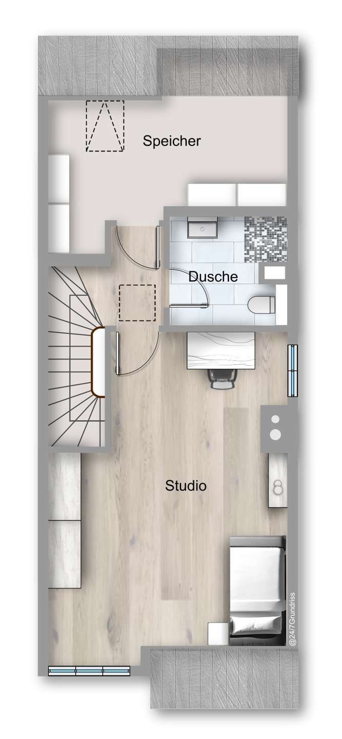 Grundriss Dachgeschoß