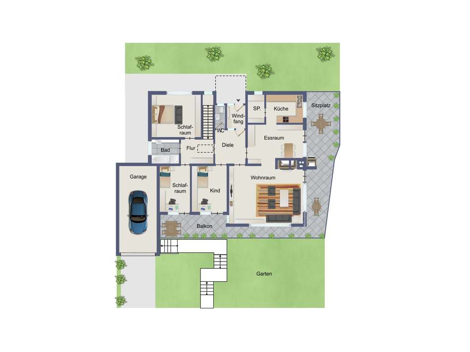 Grundriss EG