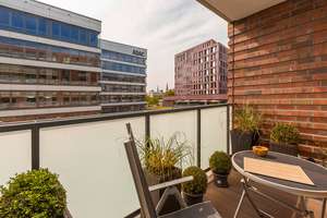 Exklusives Appartement mit zwei Balkonen am Sonninkanal - Hotelcharakter im Herzen Hamburgs – Die vollständige Adresse der Immobilie erhältst du vom Anbieter., 20097 Hammerbrook, Hamburg – Vorschaubild 10