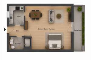Gepflegtes Apartment in ruhiger Lage von Eilendorf zu verkaufen – Die vollständige Adresse der Immobilie erhältst du vom Anbieter., 52080 Eilendorf, Aachen – Vorschaubild 5