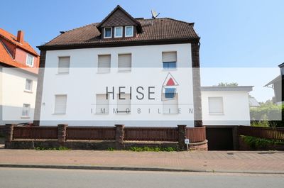 4-Zimmer-Mietwohnung, Erdgeschoss mit Terrasse, Garten und Garage - Holzminden