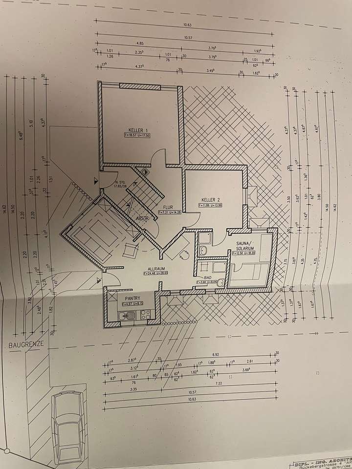 Grundriss Keller
