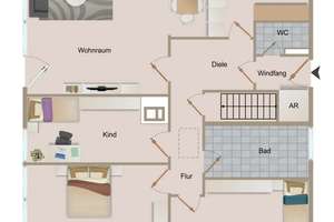 FRANK IMMOBILIEN -OKAL-Fertighaus aus den 70er-Jahren – bereit für neue Ideen – Die vollständige Adresse der Immobilie erhältst du vom Anbieter., 12357 Rudow, Berlin – Vorschaubild 19