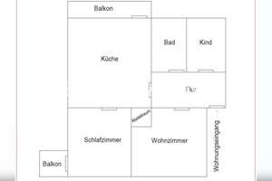 Tauschwohnung: helle 2,5-Zimmerwohnung gegen eine größere Wohnung