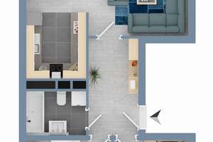 3-Raumwohnung in Chemnitz Kappel mit Balkon – Irkutsker Straße 173, 9119 Kappel, Chemnitz – Vorschaubild 3