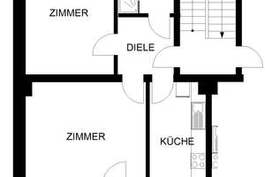 2 Zimmer Wohnung in Hagen – Waldstr. 27, 58135 Haspe-Ost, Hagen – Vorschaubild 2