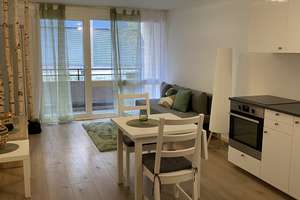 Helle, modern möblierte 1-Zimmer-Wohnung mit Balkon - sofort bezugsfertig – Weihenstephaner Straße 3, 81673 Echarding, München – Vorschaubild 1