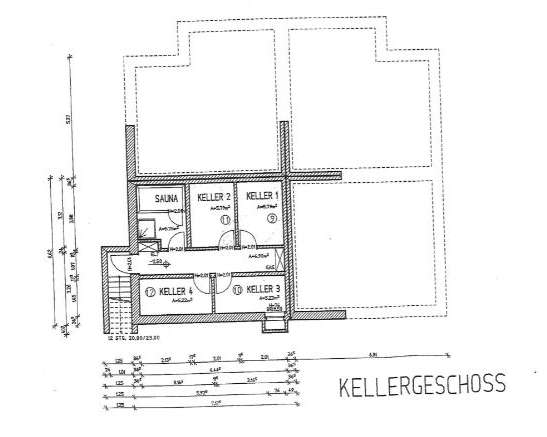 Grundriss Keller
