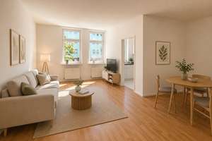 Helle und freundliche 1-Raum-Wohnung mit separater Küche