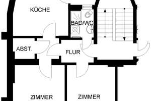 2 1/2 Zimmer Wohnung mit Balkon in Hagen – Borsigstr. 18, 58089 Wehringhausen, Hagen – Vorschaubild 2