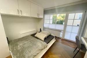 Ruhiges sonniges 1-Zimmer Apartment mit Balkon in Bogenhausen – Normannenplatz 2, 81925 Herzogpark, München – Vorschaubild 4