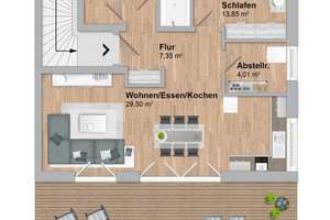 Ruhig, grün, stadtnah: Hochwertiger Erstbezug mit Dachterrasse im Bielefelder Westen – Die vollständige Adresse der Immobilie erhältst du vom Anbieter., 33615 Dornberg, Bielefeld – Vorschaubild 20