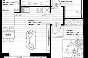 Helle 2-Zimmer-Neubauwohnung | KfW-förderfähig für Eigennutzer & Kapitalanleger – 26135 Drielaker Moor, Oldenburg (Oldenburg) – Vorschaubild 5