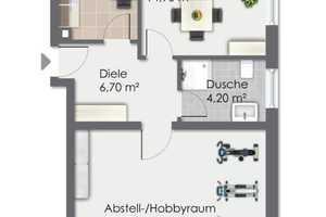 Ansprechende 2-Zimmer-Souterrain-Wohnung in Solingen – Lahnstraße 16, 42697 Solingen – Vorschaubild 6