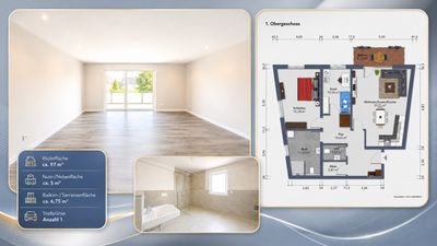 Erstbezug: Ankommen & wohlfühlen in moderner Neubauwohnung mit Balkon!