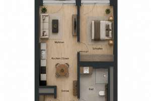 Diskrete Vermarktung: Denkmalwohnung mit Balkon und attraktiven Steuervorteilen – Die vollständige Adresse der Immobilie erhältst du vom Anbieter., 90429 Bärenschanze, Nürnberg – Vorschaubild 6