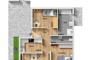 Barrierearme 3-Zimmer-EG-Wohnung mit separatem Eingang, Garage & Stellplatz in Bad Saulgau – Die vollständige Adresse der Immobilie erhältst du vom Anbieter., 88348 Bad Saulgau – Vorschaubild 33