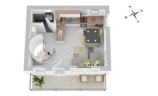 Ihr eigenes kleines Refugium – verborgen im ruhigen Seitenhaus