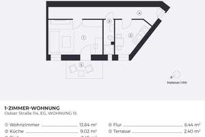Preisnachlass sichern: 1-Zimmer-Kapitalanlage mit Terrasse im Erdgeschoss in Wedding – Osloer Straße 114, 13359 Gesundbrunnen, Berlin – Vorschaubild 15