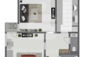 Alltagstaugliche und altersgerechte 2-Zimmer-Wohnung in Rösrath – 51503 Rösrath – Vorschaubild 2