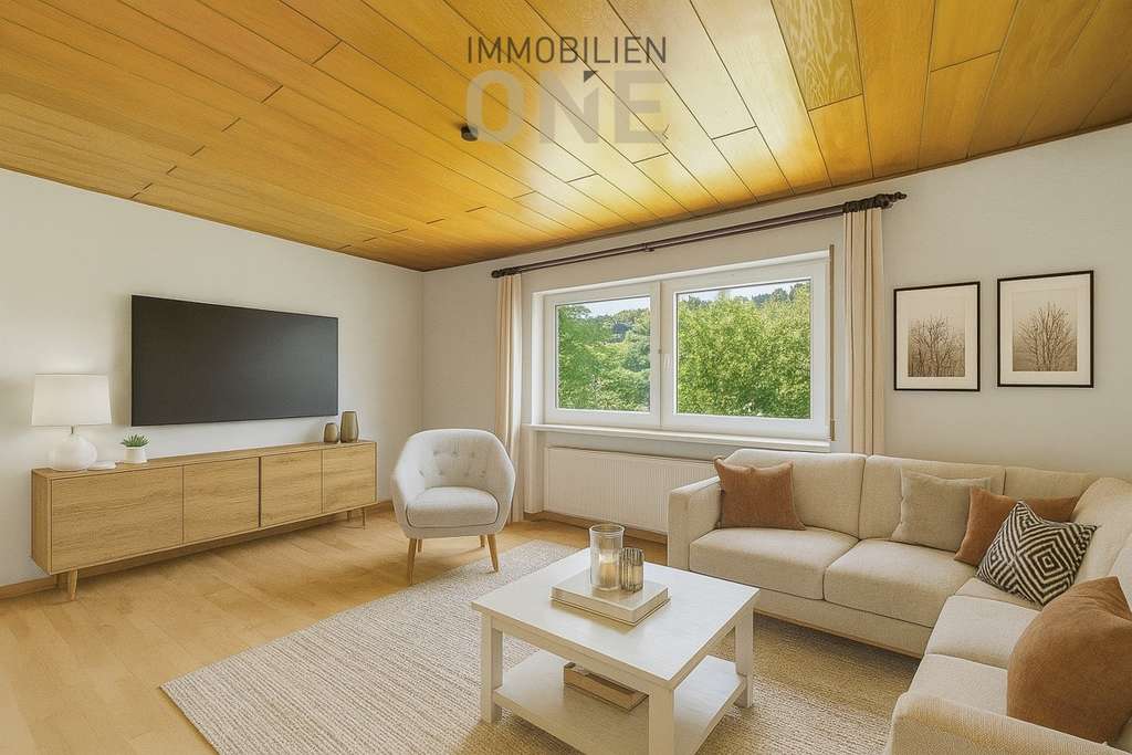 Immobilie in Nittendorf - 4-Zimmer Hochparterrewohnung mit Südterrasse und Garage - Bild 0