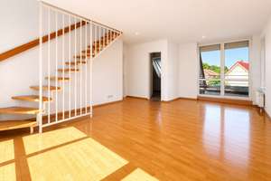 Helle, bezugsfreie Maisonettewohnung mit zwei Balkonen in Münster-Mecklenbeck – Die vollständige Adresse der Immobilie erhältst du vom Anbieter., 48163 Mecklenbeck, Münster – Vorschaubild 2
