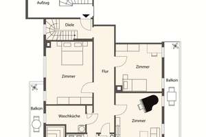 - Exklusives Wohngefühl über zwei Etagen - Großzügige 6,5-Zimmer-Wohnung mit Panoramablick – Die vollständige Adresse der Immobilie erhältst du vom Anbieter., 70197 Rotebühl, Stuttgart – Vorschaubild 17