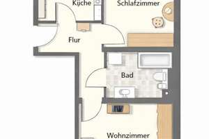 Bezugsfreie 2-Zimmer-Altbauwohnung mit Balkon in Chemnitz-Kaßberg: 57 m², OG, gepflegt & WG-geeignet – Die vollständige Adresse der Immobilie erhältst du vom Anbieter., 9112 Kaßberg, Chemnitz – Vorschaubild 16