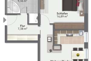 Garching: Dachgeschoss-Neubau mit hochwertiger Ausstattung und Balkon – Die vollständige Adresse der Immobilie erhältst du vom Anbieter., 85748 Garching bei München – Vorschaubild 13