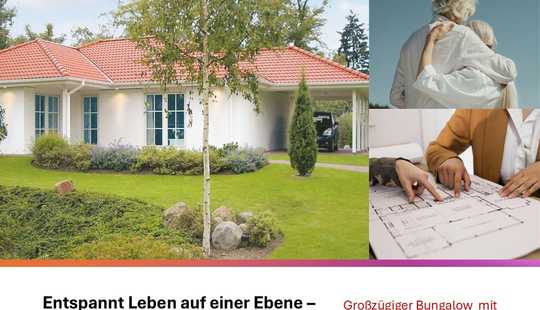 Bild von Leben auf einer Ebene - entspannt mit großer Freiheit das Leben genießen.