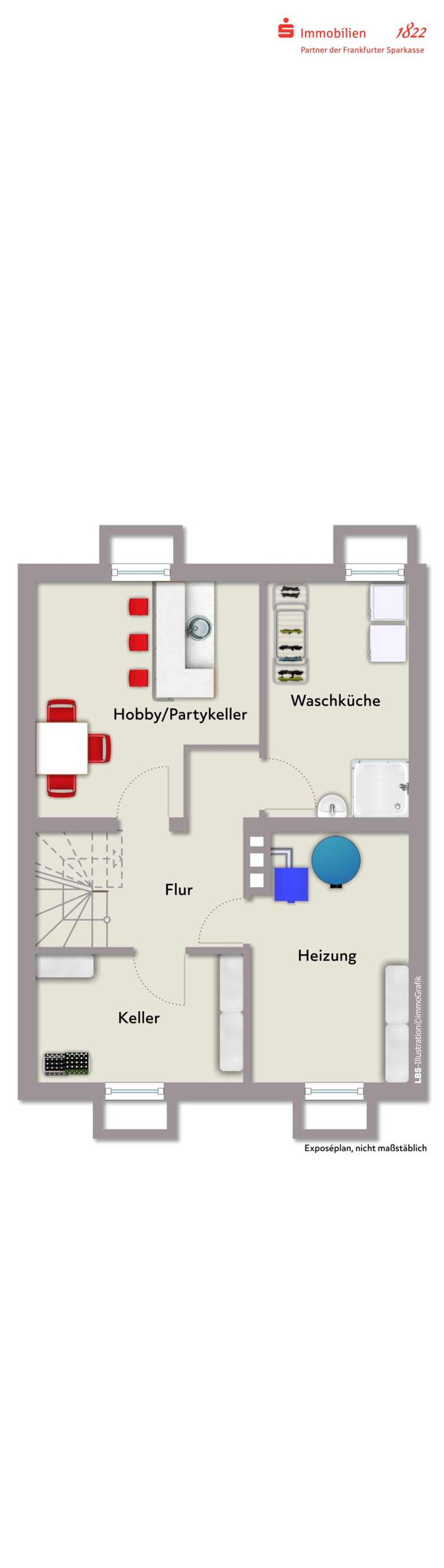 Grundriss 1. Untergeschoss