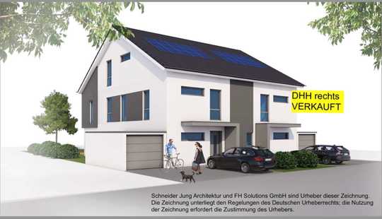 Bild von *** Taunusstein-Hahn / individ. planbarer DHH-Neubau (mit FESTPREIS u. verbindlicher Terminschiene)