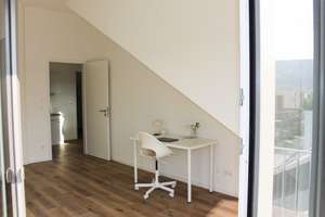 Helle Neubau-Dachgeschosswohnung mit zwei Zimmern, Möblierung und Stadtpanorama – Die vollständige Adresse der Immobilie erhältst du vom Anbieter., 69124 Kirchheim, Heidelberg – Vorschaubild 8