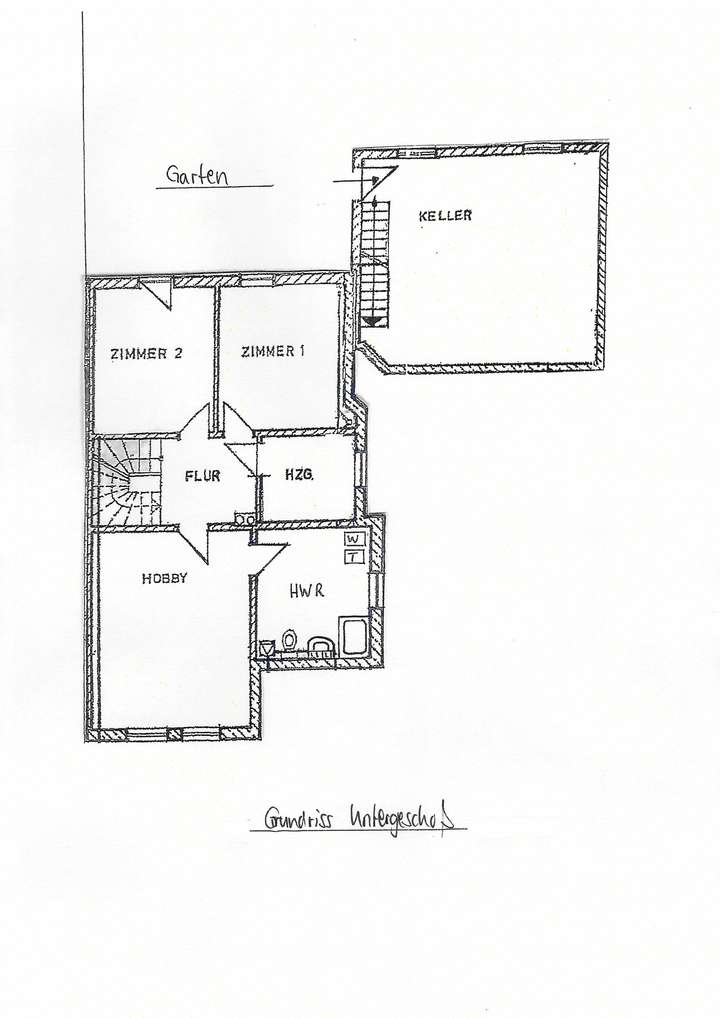 Grundriss Untergeschoss