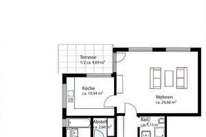 AIGNER - Attraktive 3-Zimmer-Erdgeschosswohnung mit eigenem Garten in direkter Lage am Kolumbusplatz – Die vollständige Adresse der Immobilie erhältst du vom Anbieter., 81541 Untere Au, München – Vorschaubild 9