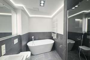 Ruhig und grün! * Dunkles Parkett * Fußbodenheizung * Balkon * Wanne & Dusche * LED-Licht – Gregor-Fuchs-Straße 41, 4318 Anger-Crottendorf, Leipzig – Vorschaubild 2