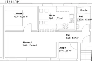2 Zimmer Wohnung mit Flair! – Treysaer Straße 6, 34127 Kassel – Vorschaubild 2