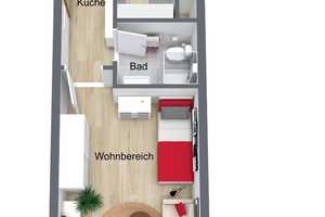 Vollsanierte und möblierte Stilvolle 1-Raum-Wohnung mit geh. Innenausstattung – Heinrich-Lanz-Straße 27, 68165 Mannheim – Vorschaubild 17