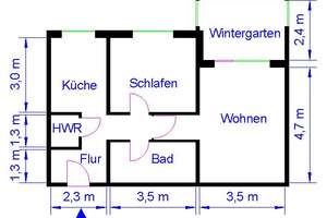 2-Zimmerwohnung Magdeburg – Am Seeufer 1, 39126 Neustädter See, Magdeburg – Vorschaubild 3