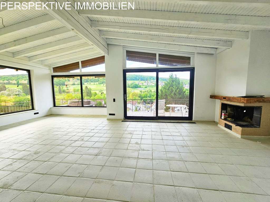 Immobilie in Bad König - Solides Architektenhaus mit 2 Wohnungen und Blick über Bad König - Bild 4