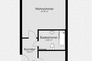 Frei ab 01.07.26 - Helle 2 Zi. mit Duschbad und gr. Balkon – Die vollständige Adresse der Immobilie erhältst du vom Anbieter., 28717 Lesum, Bremen – Vorschaubild 9